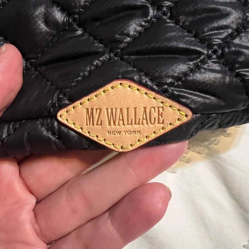 MZ Wallace Black Quilted Backpack - Picture 5 of 7